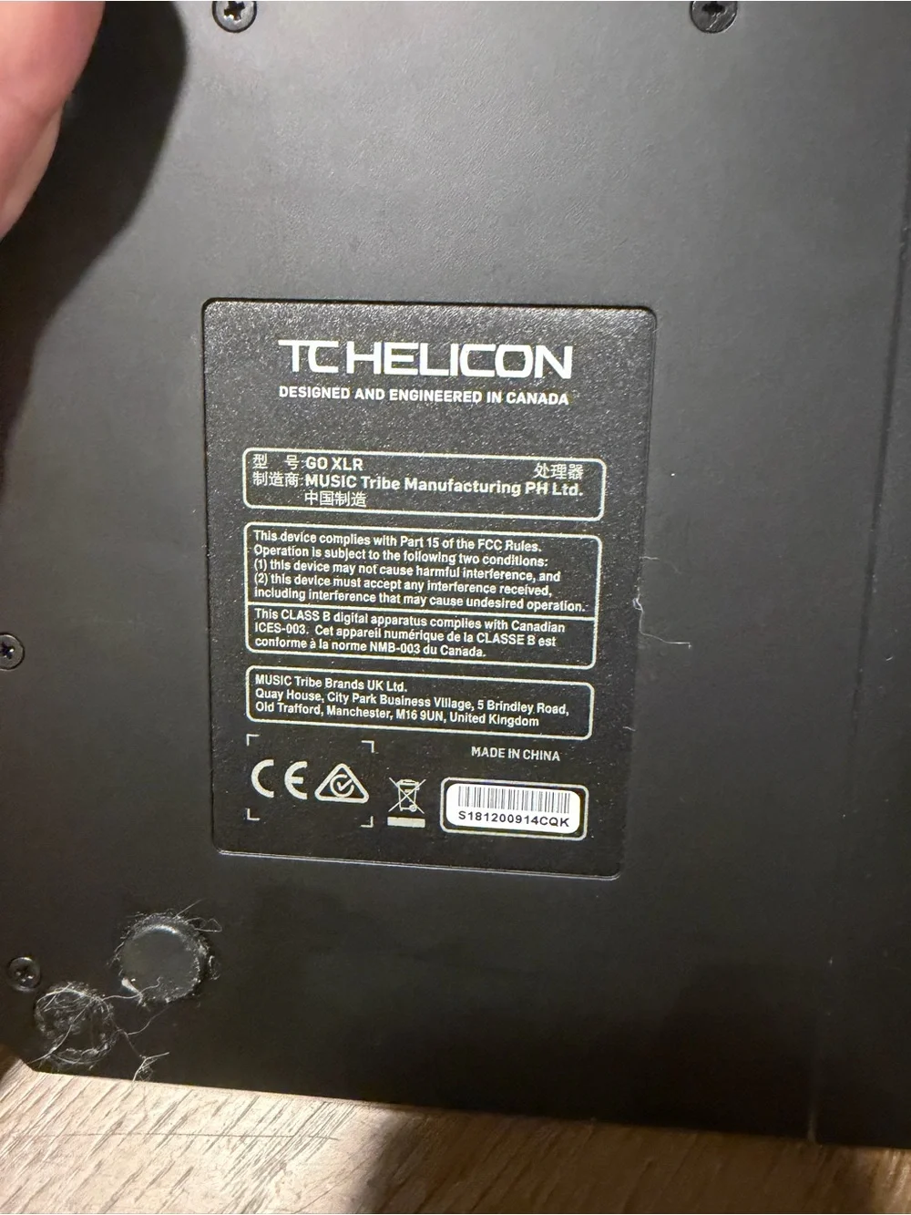 TC-Helicon GoXLR Mixer/Audio Interface